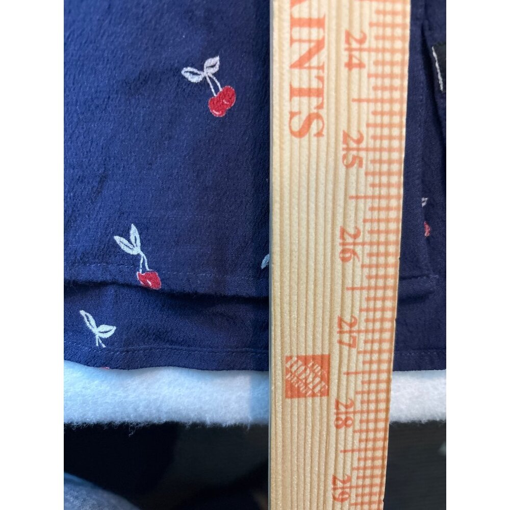 Rails Womens Cherry Print Button-Down Blouse Size… - image 3